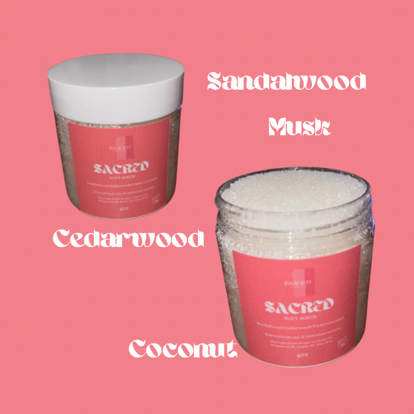 SACRED Sandalwood Scented Body Scrub