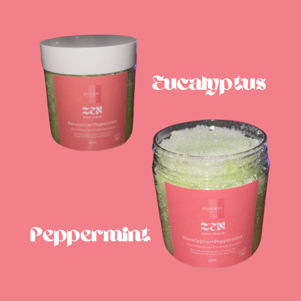 ZEN Eucalyptus & Peppermint Scented Body Scrub